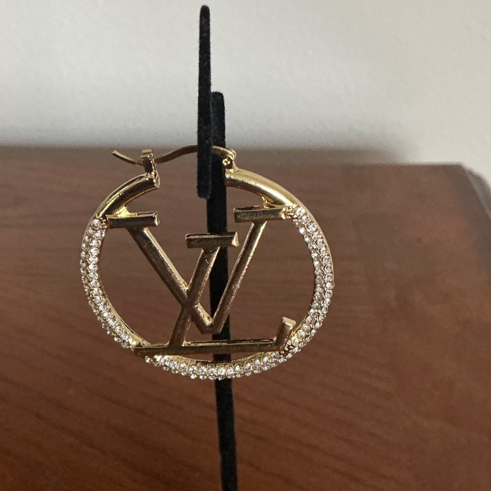 Gold and Silver Designer Hoop Earrings